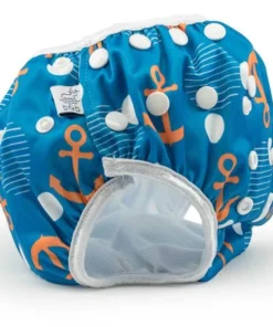 Beau + Belle Littles Anchors Reusable Swim Diaper