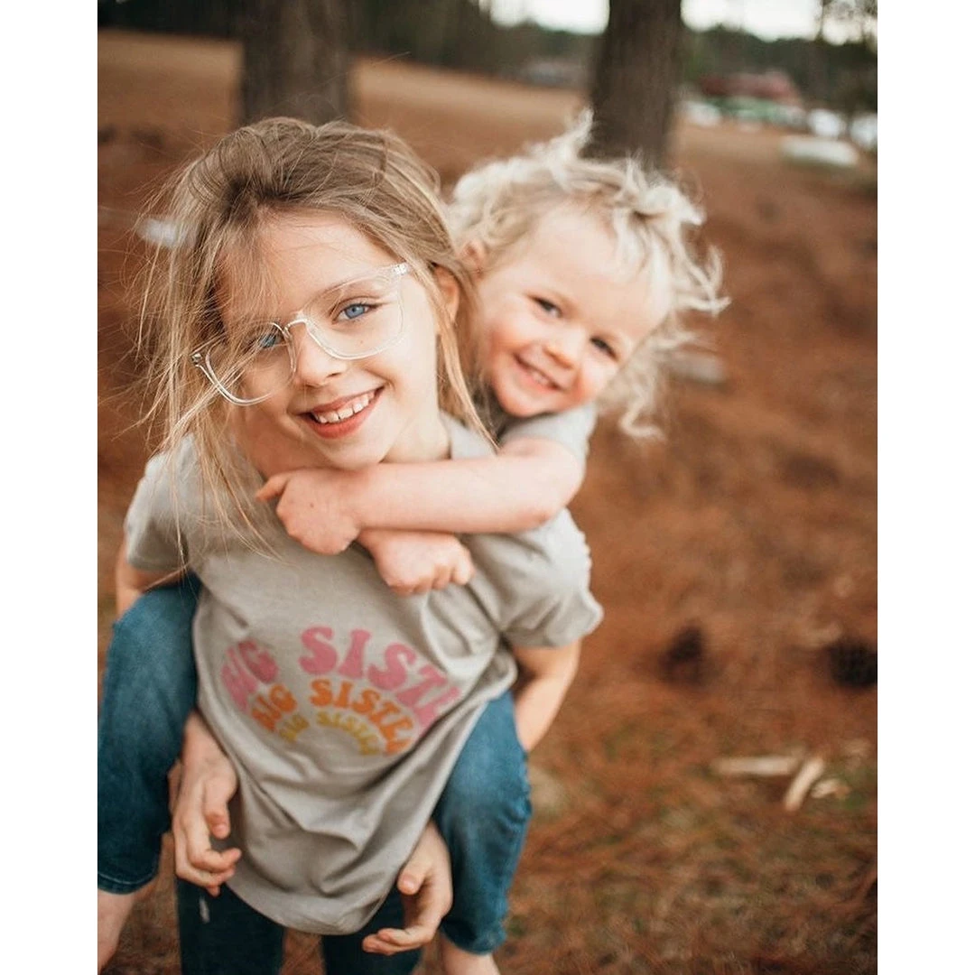 Rivet Apparel Big Sister Heather Stone Vintage Tee Graphic Tees 4 Rivet Apparel Big Sister Heather Stone Vintage Tee Graphic Tees