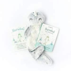 Slumberkins Silver Narwhal Snuggler - Growth Mindset Collection Books + Puzzles 3 Slumberkins Silver Narwhal Snuggler - Growth Mindset Collection Books + Puzzles