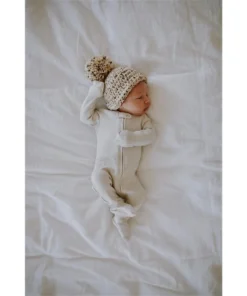 Loved Baby Stone Organic Cotton Zip Sleeper