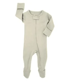 Loved Baby Stone Organic Cotton Zip Sleeper