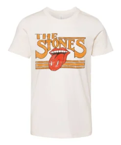 Livylu Graphic Tees Off White Rolling Stones Tee