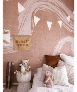 Imani Collective Decor Peach You Are My Sunshine Banner