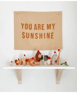 Imani Collective Decor Peach You Are My Sunshine Banner