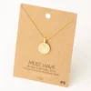 Fame Accessories Necklaces Sun + Moon Coin Necklace 1 Fame Accessories Necklaces Sun + Moon Coin Necklace
