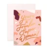 Fox + Fallow Freakin' Super Woman Greeting Card 1 Fox + Fallow Freakin' Super Woman Greeting Card