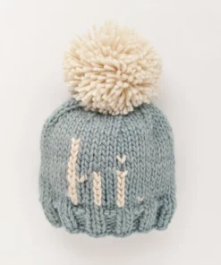 Huggalugs Hi Surf Blue Knit Beanie