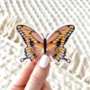 Elyse Breanne Designs Clear Pink Swallowtail Butterfly Sticker Paper Goods