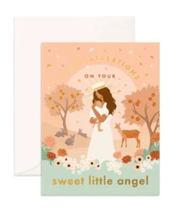 Fox + Fallow Sweet Little Angel Greeting Card Party Time