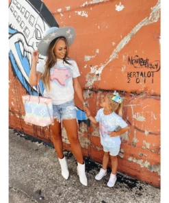 Gina Tees Pink Texas State Tee