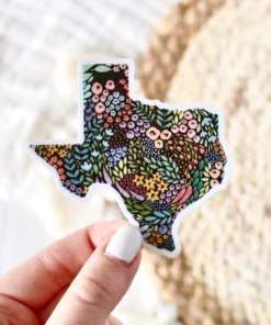 Elyse Breanne Designs Texas Floral State Sticker