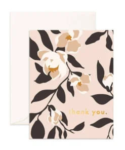 Fox + Fallow Thank You Magnolias Greeting Card Party Time