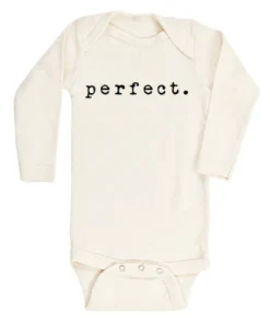 Tenth + Pine Perfect Black + Natural Organic Long Sleeve Onesie Bodysuits