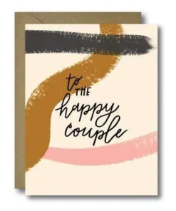 Black Lab Studio To The Happy Couple Greeting Card