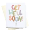 Onderkast Get Well Soon Balloons Greeting Card 2 Onderkast Get Well Soon Balloons Greeting Card