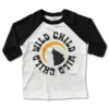 Rivet Apparel Graphic Tees Wild Child Baseball Tee